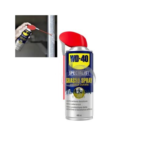 Grasso Spray Lunga Durata 400ml WD-40 39217 - Lubrificazione Efficace