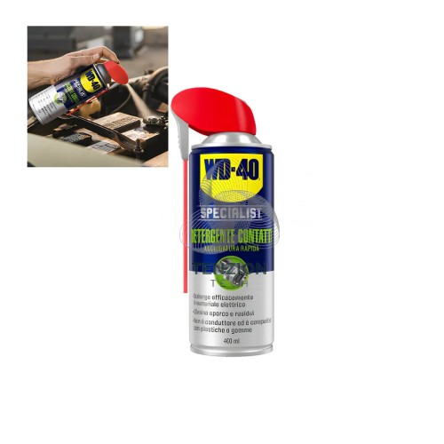 Detergente Contatti Specialist 400ml - WD-40 39368 | Pulizia Efficace