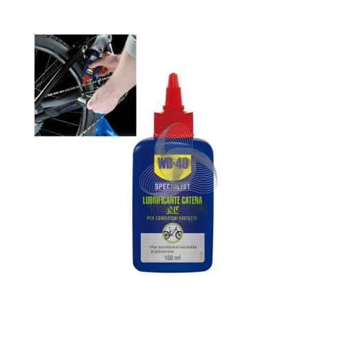 Lubrificante Catena Bike WD-40 100ml: Condizioni Asciutte