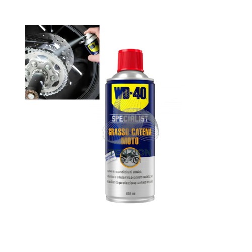 Grasso Catena Moto WD-40 400ml Condizioni Umide