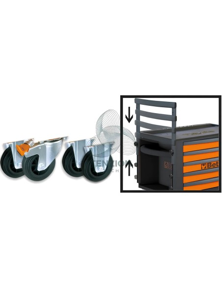 Kit Maniglione E 4 Ruote Per Beta RSC23T
