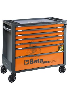 Cassettiera Mobile 7 Cassetti Modello Lungo XL Sistema Antiribaltamento