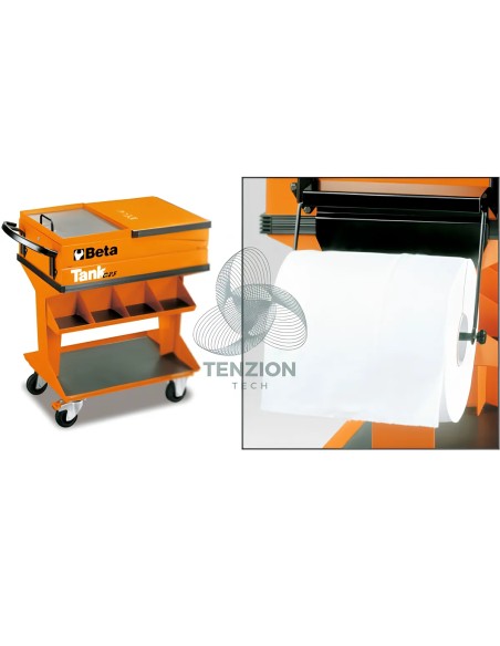 Portacarta Per Rotoli Preforati Per Carrelli Tank C25
