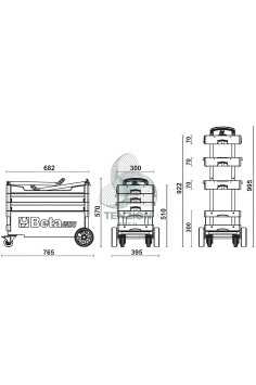 Carrello Portautensili Richiudibile 2