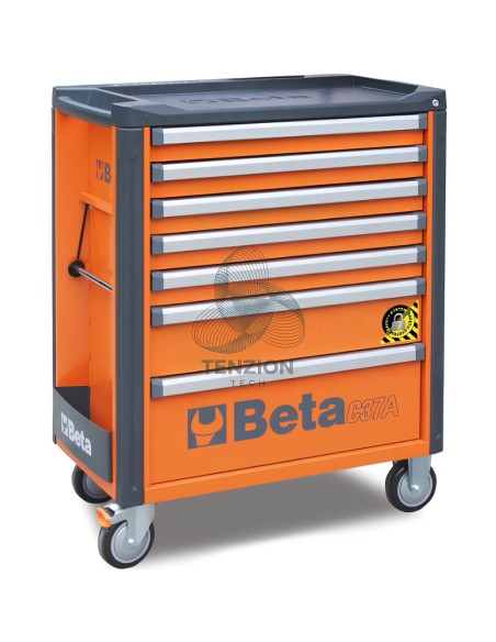 Cassettiera Mobile 7 Cassetti Sistema Antiribaltamento
