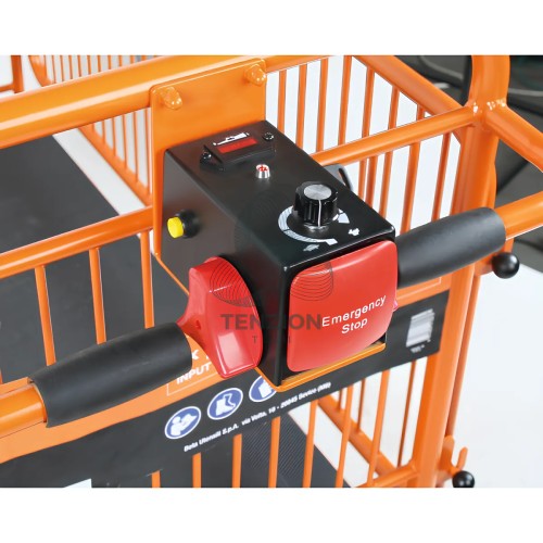 Carrello Contenitore Elettrico Con Sponde