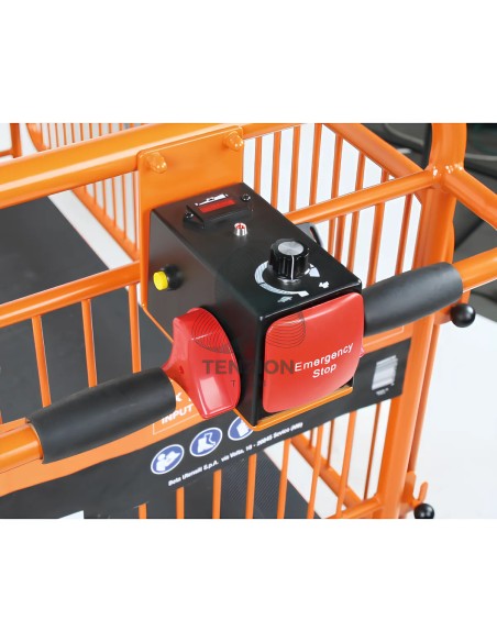 Carrello Contenitore Elettrico Con Sponde