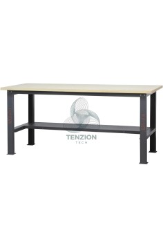 Banco Da Lavoro Piano In Legno 2,1m