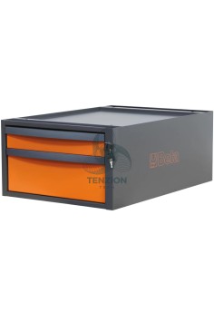 Cassettiera 2 Cassetti Altezza 257mm Per Banchi Componibili C58BC