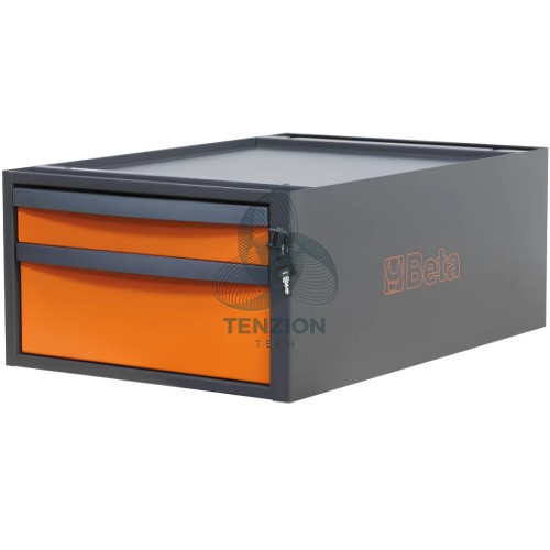 Cassettiera 2 Cassetti Altezza 257mm Per Banchi Componibili C58BC
