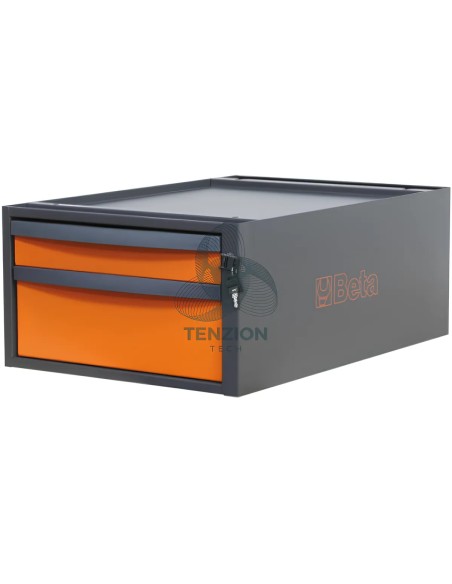 Cassettiera 2 Cassetti Altezza 257mm Per Banchi Componibili C58BC