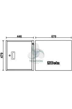 Modulo Con Anta Altezza 479mm Per Banchi Componibili C58BC 2
