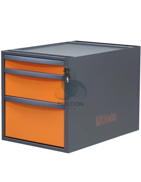 Cassettiera 3 Cassetti Altezza 479mm Per Banchi Componibili C58BC