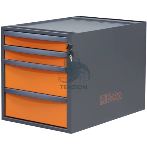 Cassettiera 4 Cassetti Altezza 479mm Per Banchi Componibili C58BC