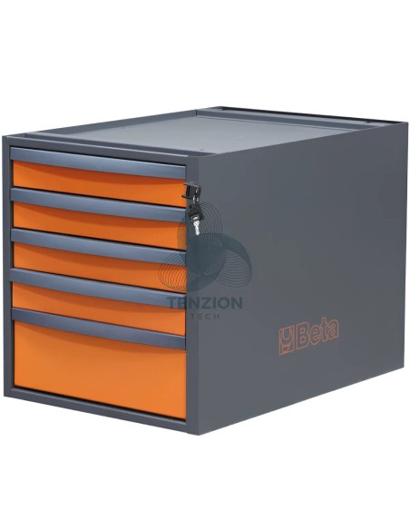 Cassettiera 5 Cassetti Altezza 479mm Per Banchi Componibili C58BC