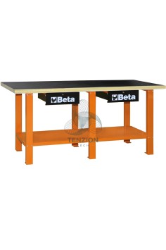 Banco Da Lavoro Con Piano In Legno