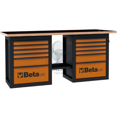 Banco Da Lavoro Endurance Con 2 Cassettiere 6 Cassetti
