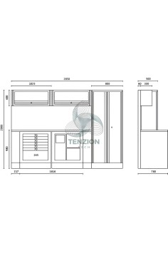 Combinazione Arredo Officina RSC55 2