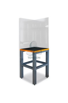 Elemento Angolare Con Gambe 700x700mm Arredo Officina RSC55