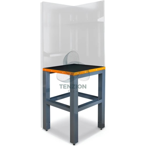 Elemento Angolare Con Gambe 700x700mm Arredo Officina RSC55
