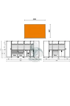 Combinazione Arredo Officina RSC50 2.0 2