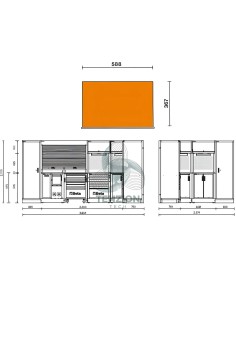 Combinazione Arredo Officina RSC50 2.0 2