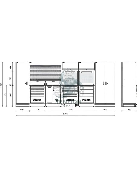 Combinazione Arredo Officina RSC50 2.0