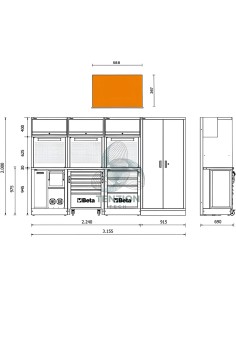 Combinazione Arredo Officina RSC50 2.0 2