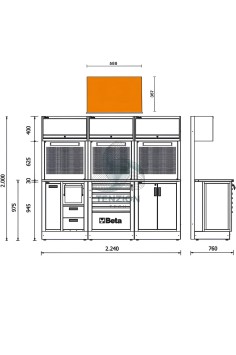 Combinazione Arredo Officina RSC50 2.0 2
