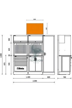 Combinazione Arredo Officina RSC50 2.0 2