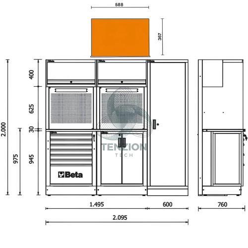 Combinazione Arredo Officina RSC50 2.0