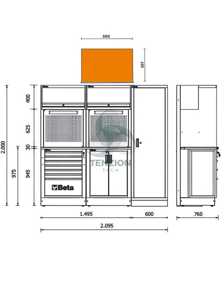 Combinazione Arredo Officina RSC50 2.0