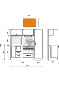 Combinazione Arredo Officina RSC50 2.0 2