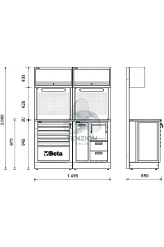 Combinazione Arredo Officina RSC50 2.0 2