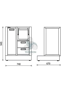 Modulo Fisso Di Servizio Arredo Officina RSC50 2.0 2