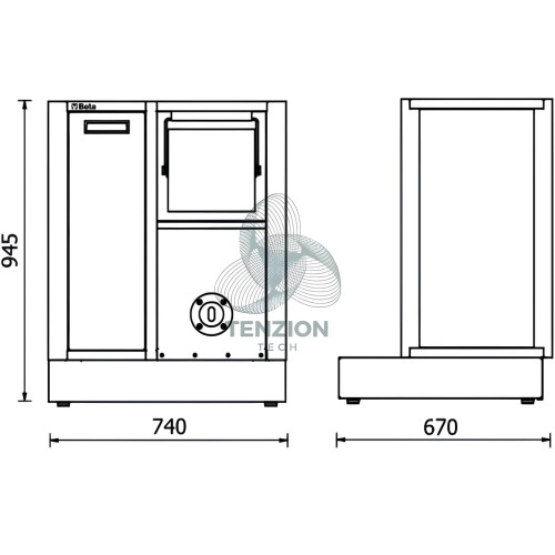 Modulo Fisso Di Servizio Arredo Officina RSC50 2.0
