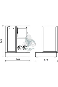 Modulo Fisso Di Servizio Arredo Officina RSC50 2.0 2