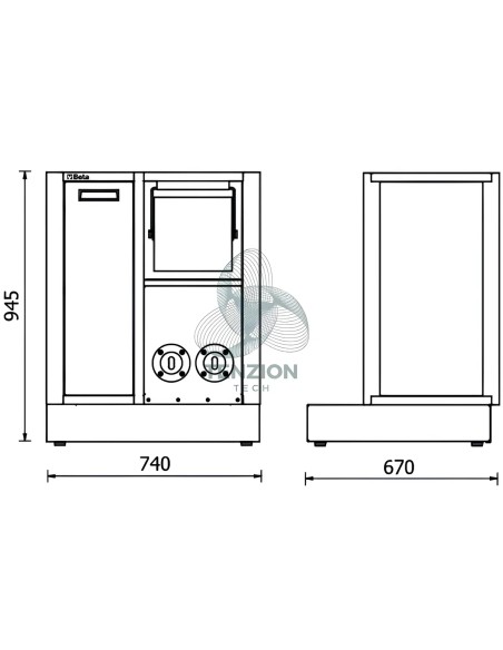 Modulo Fisso Di Servizio Arredo Officina RSC50 2.0