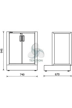 Modulo Fisso 2 Antine Arredo Officina RSC50 2.0 2