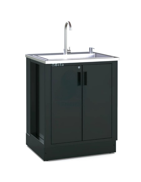 Modulo Fisso Lavandino Integrato Arredo Officina RSC50 2.0