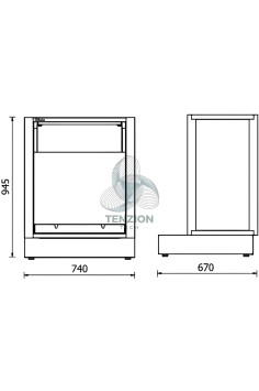 Modulo Fisso Distribuzione Olio Arredo Officina RSC50 2.0 2