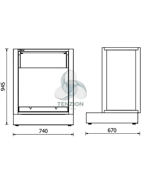 Modulo Fisso Distribuzione Olio Arredo Officina RSC50 2.0
