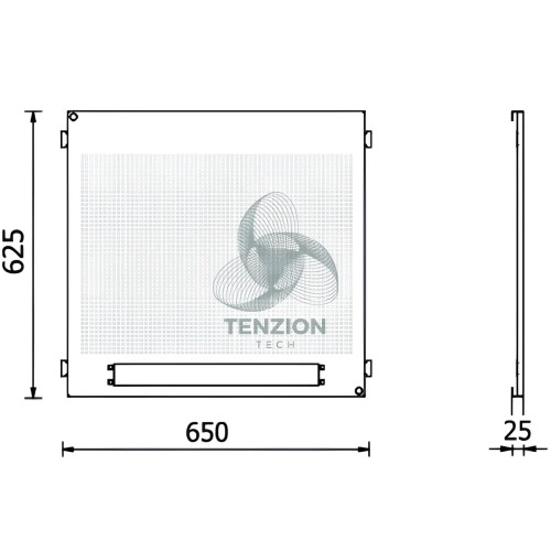 Pannello Forato Inferiore Arredo Officina RSC50 2.0