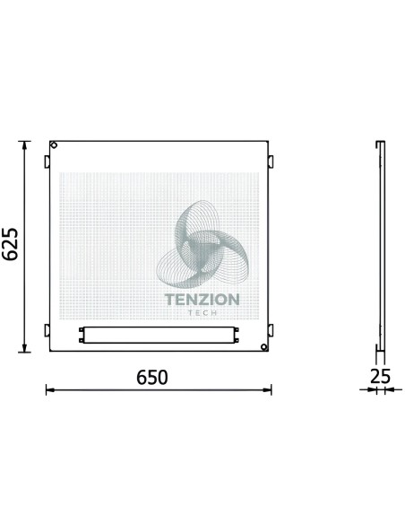 Pannello Forato Inferiore Arredo Officina RSC50 2.0