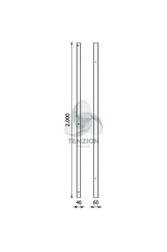 Coppia Montanti Dx Sx Per Pareti Forate Arredo Officina RSC50 2.0 2