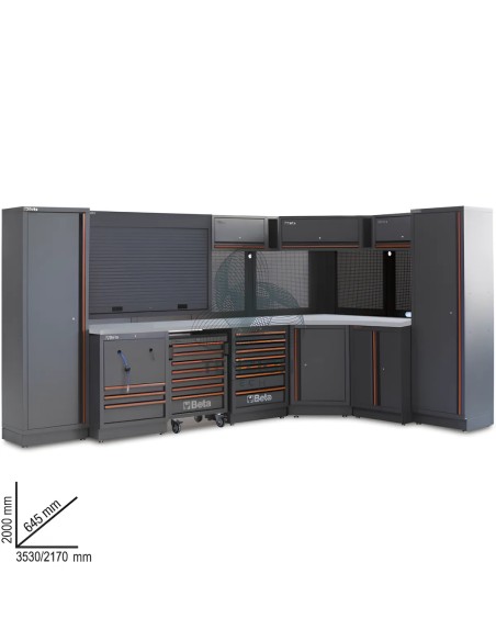 Combinazione Arredo Officina C45PRO 2.0