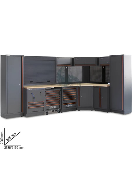 Combinazione Arredo Officina C45PRO 2.0