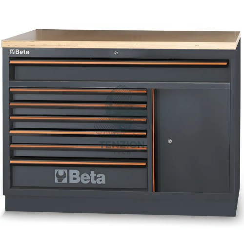 Modulo Fisso 7 Cassetti Arredo Officina C45PRO 2.0