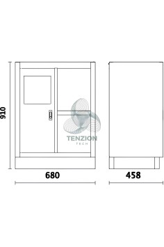 Modulo Fisso Di Servizio Arredo Officina C45PRO 2.0 2