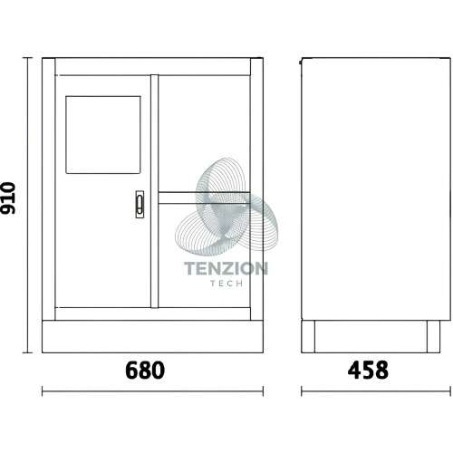 Modulo Fisso Di Servizio Arredo Officina C45PRO 2.0